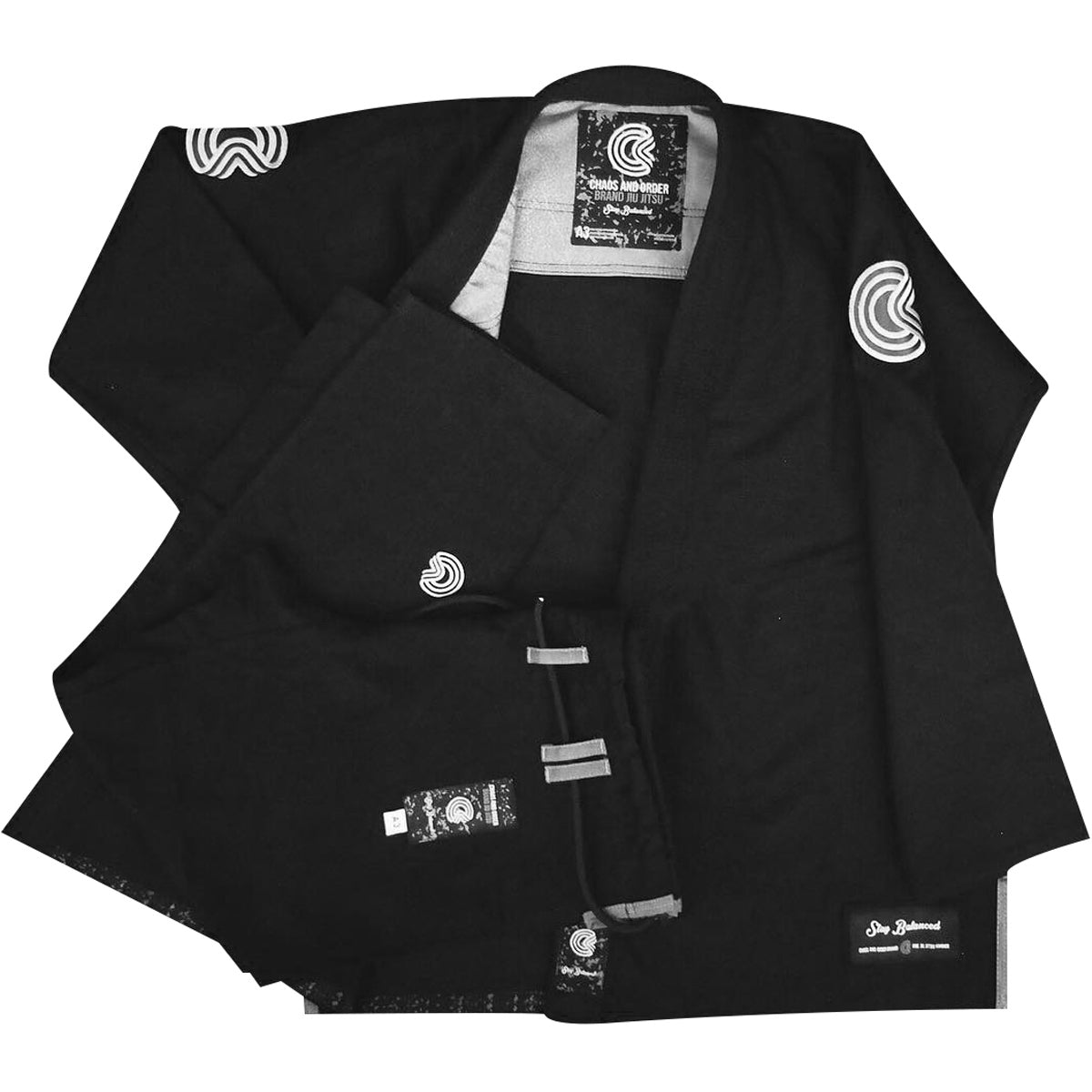 Chaos and Order Static Label BJJ Gi - Black - Forza Sports