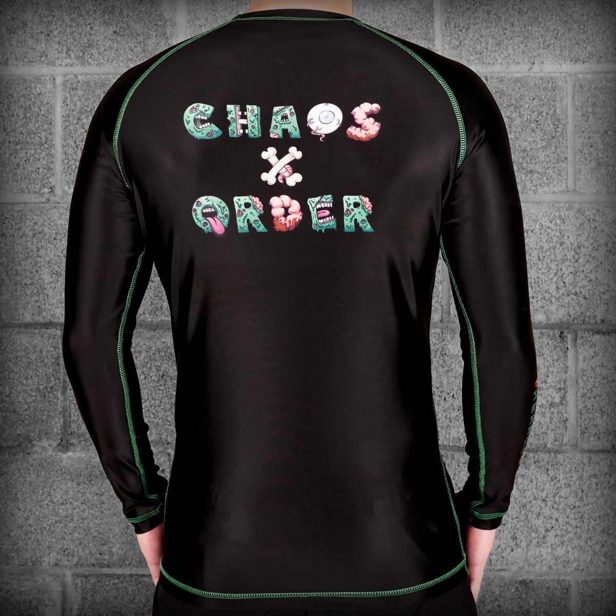 Chaos and Order Zombie Long Sleeve BJJ Rashguard - Forza Sports