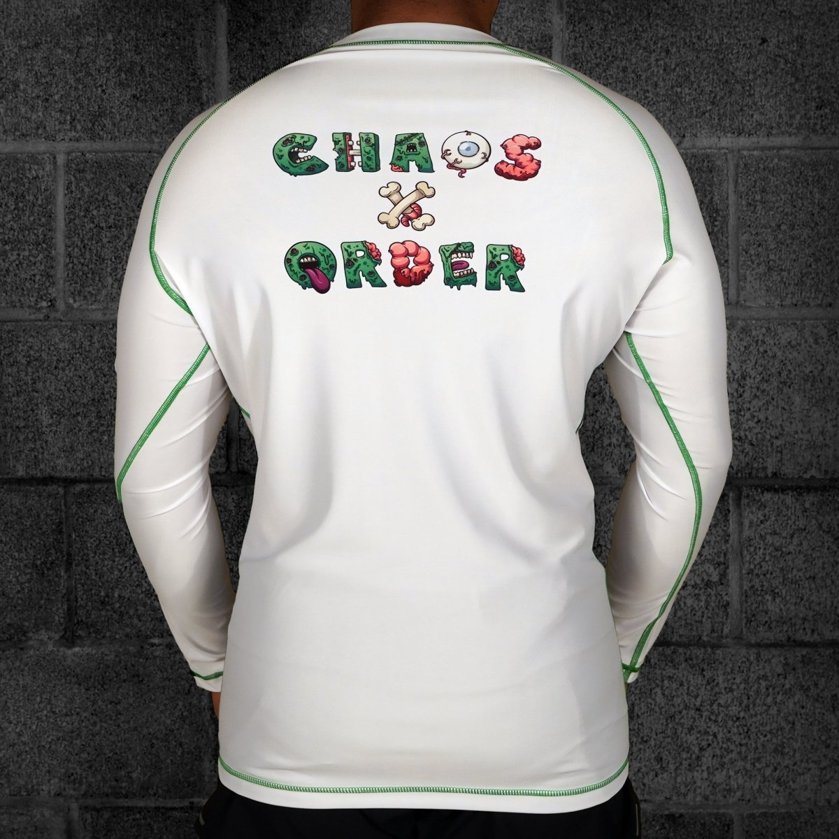 Chaos and Order Zombie Long Sleeve BJJ Rashguard - Forza Sports