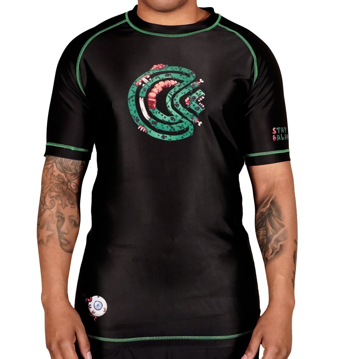 Chaos and Order Zombie Short Sleeve BJJ Rashguard - Forza Sports