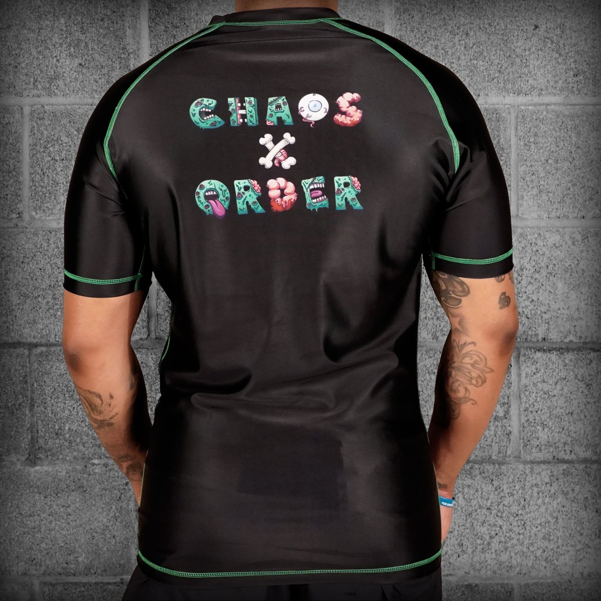 Chaos and Order Zombie Short Sleeve BJJ Rashguard - Forza Sports