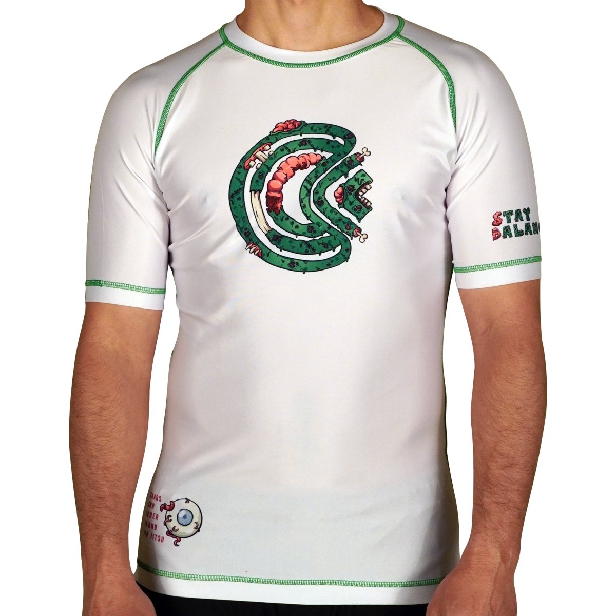 Chaos and Order Zombie Short Sleeve BJJ Rashguard - Forza Sports
