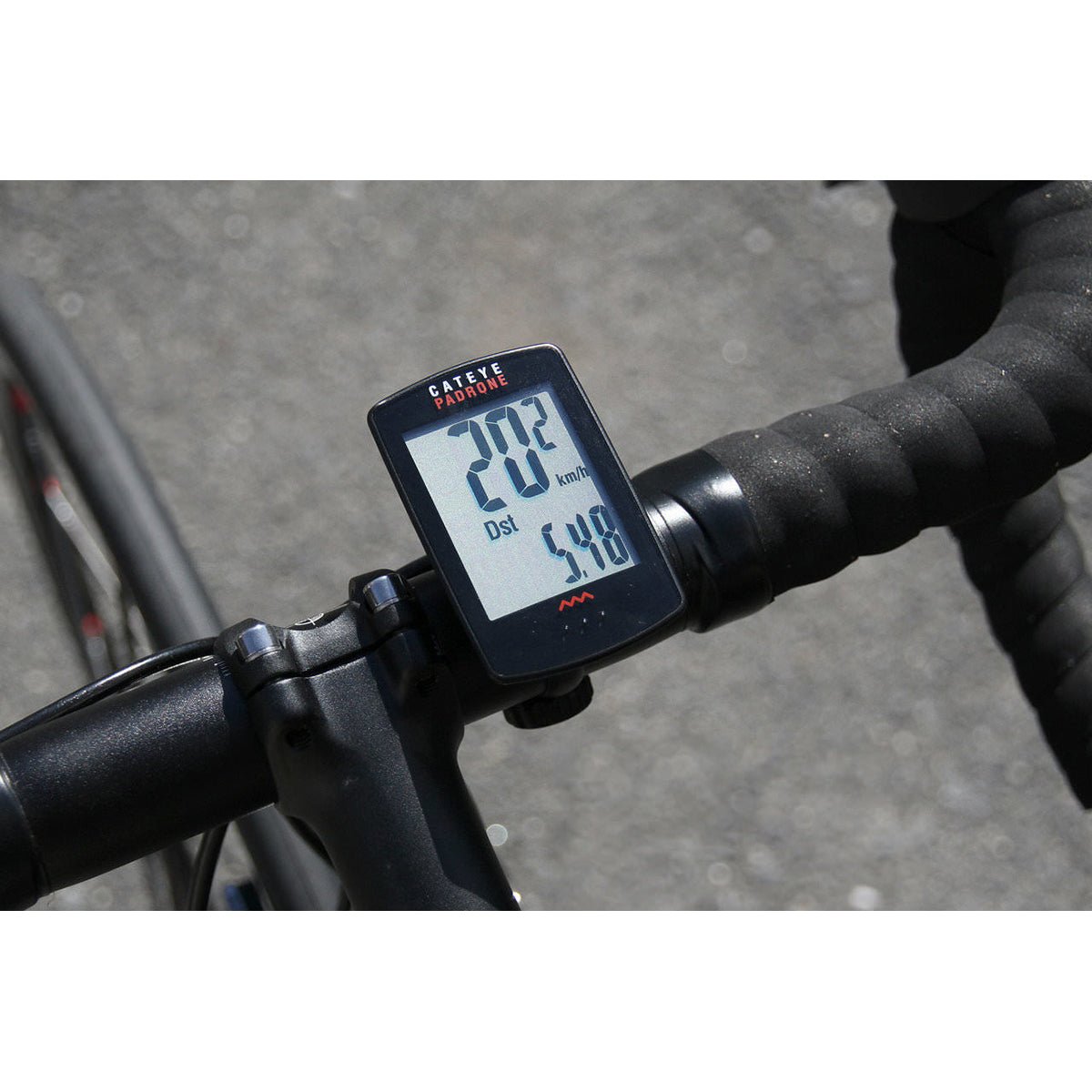 CatEye Padrone Wireless Cycle Computer with Stopwatch - White - Forza Sports