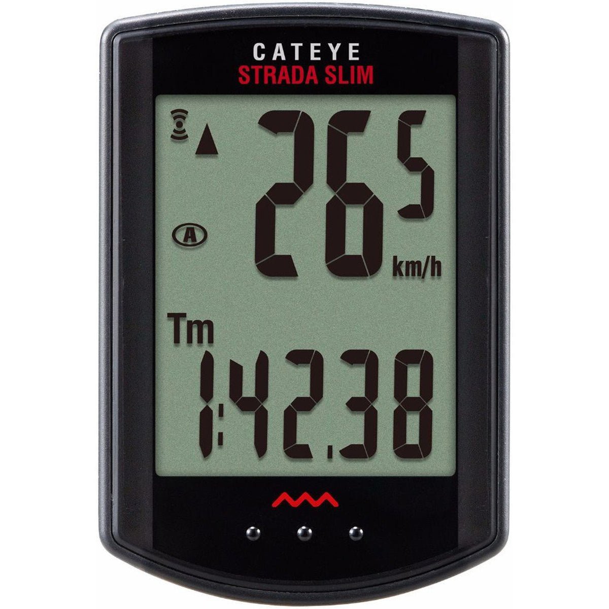 CatEye Strada Slim Wireless Cycling Computer - CC - RD310W Black - Forza Sports
