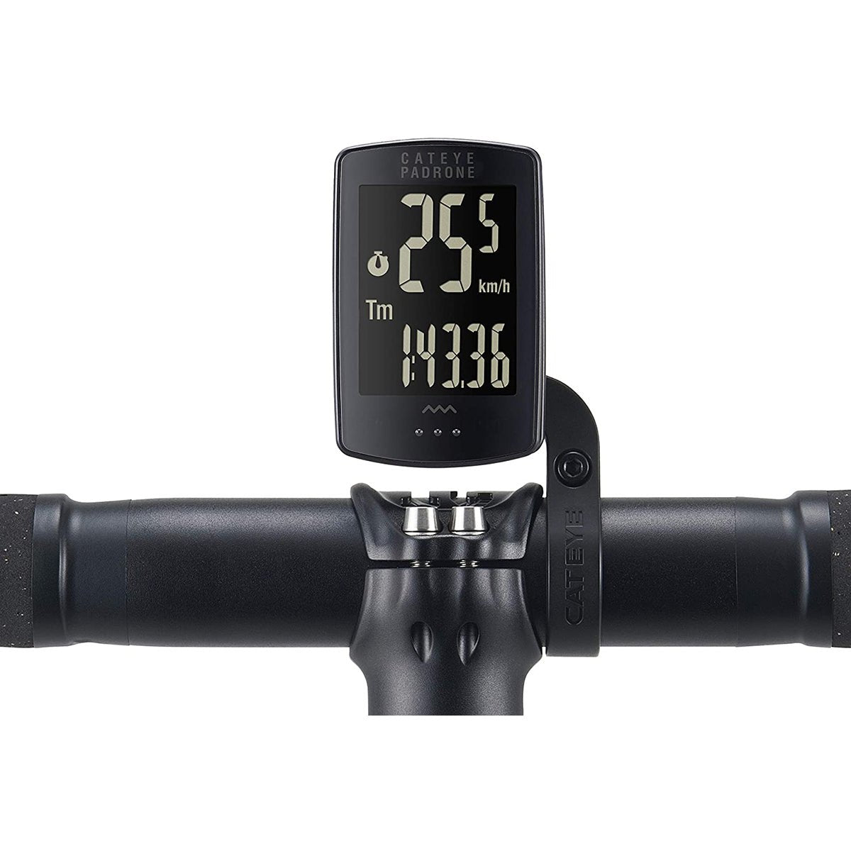 CatEye Padrone Stealth Cycling Computer with OF - 100 Bracket - Forza Sports