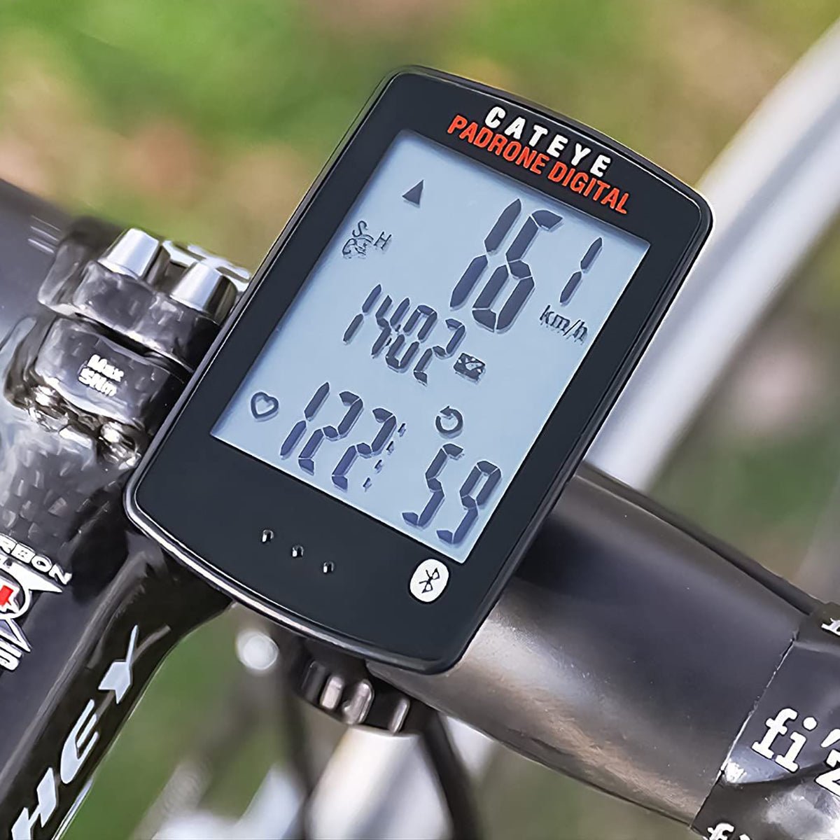 CatEye Padrone Digital Wireless Bluetooth Cycling Computer - CC - PA400B - Black - Forza Sports