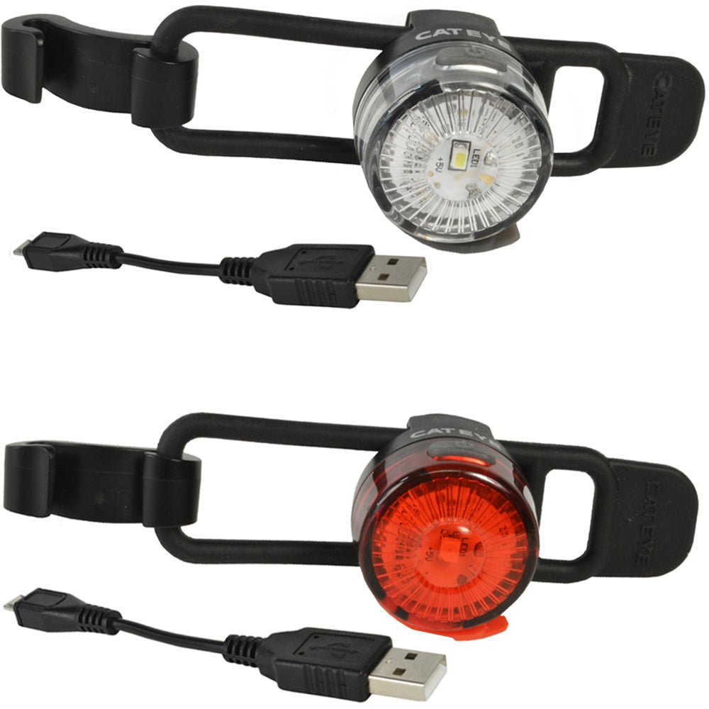 CatEye Loop 2 Rechargeable Cyclng Light Front/Rear - SL - LD140RC - F/SL - LD140RC - R Kit - Forza Sports