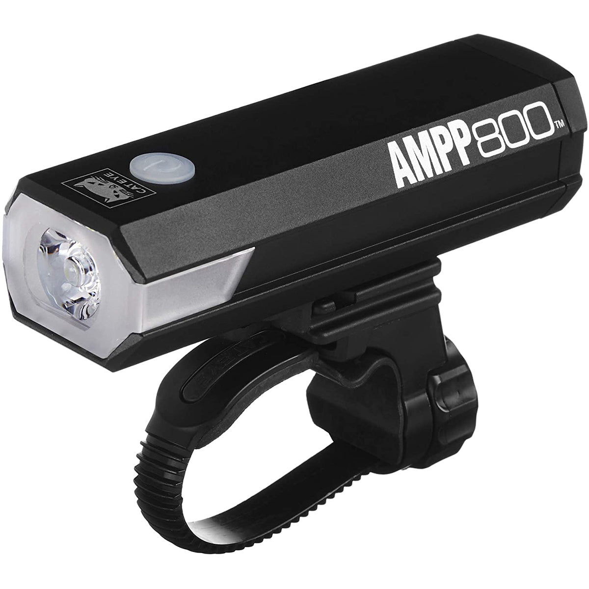 CatEye AMPP800 Rechargeable Bicycle Headlight with Helmet Mount - Forza Sports