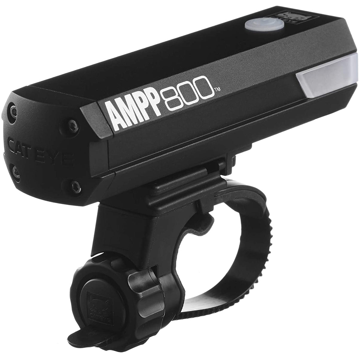 CatEye AMPP800 Rechargeable Bicycle Headlight with Helmet Mount - Forza Sports