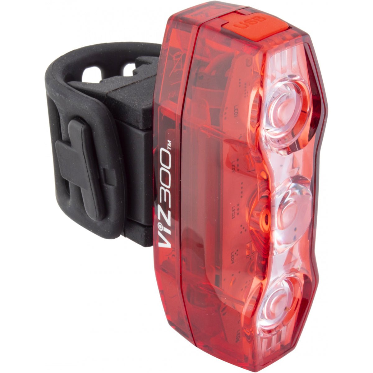 CatEye ViZ300 Wireless Rechargeable Rear Safety Light - Forza Sports