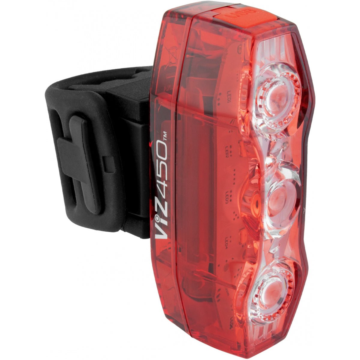 CatEye ViZ450 Wireless Rechargeable Rear Safety Light - Forza Sports