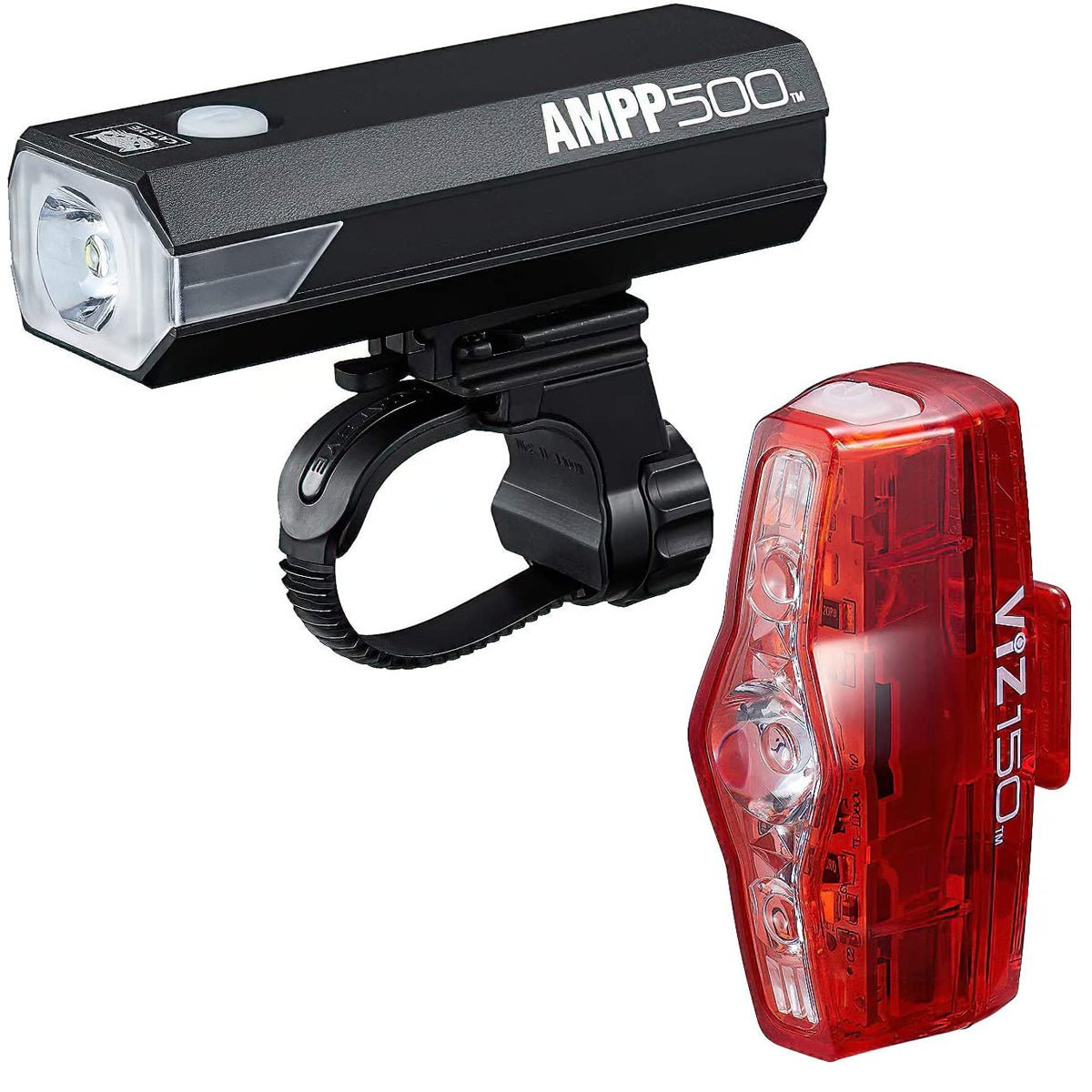 CatEye Headlight and Rear Light Combo Kit - AMPP500/ViZ150 - Forza Sports