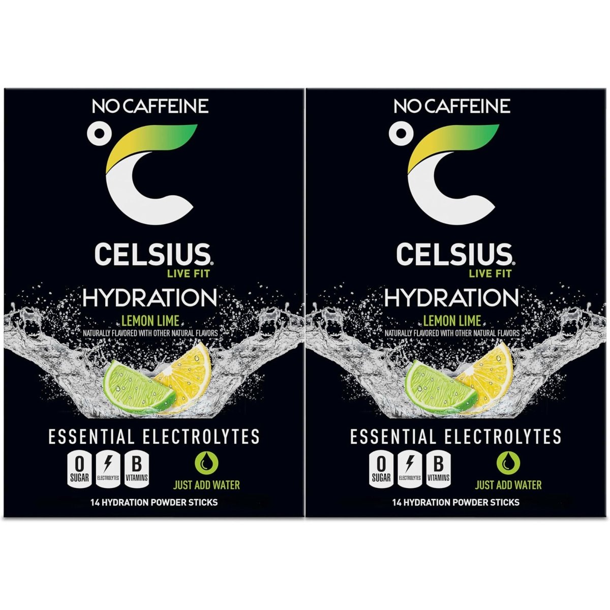 Celsius Hydration Sugar Free Electrolyte Drink Mix 2 Pack - Forza Sports
