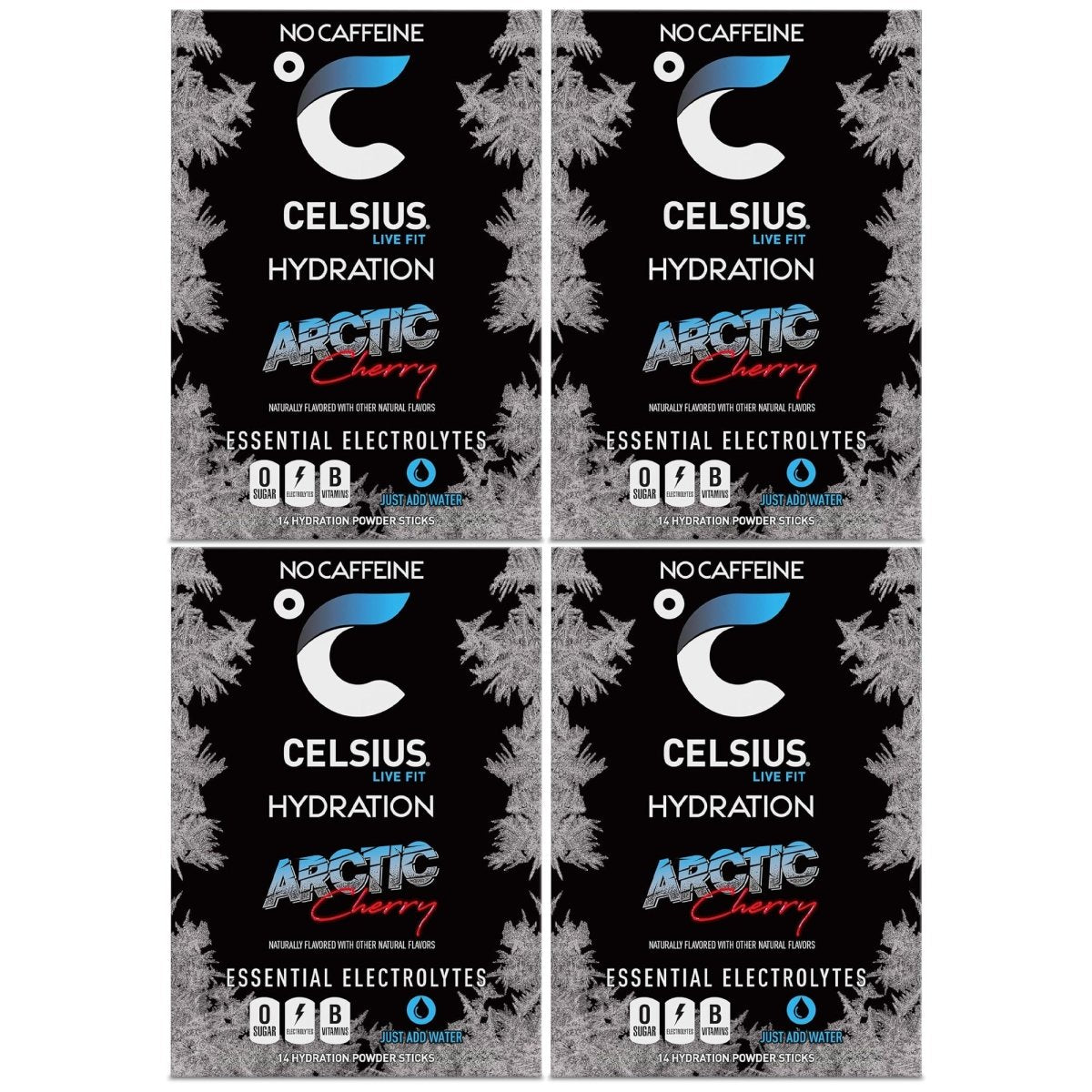 Celsius Hydration Sugar Free Electrolyte Drink Mix 4 Pack - Forza Sports