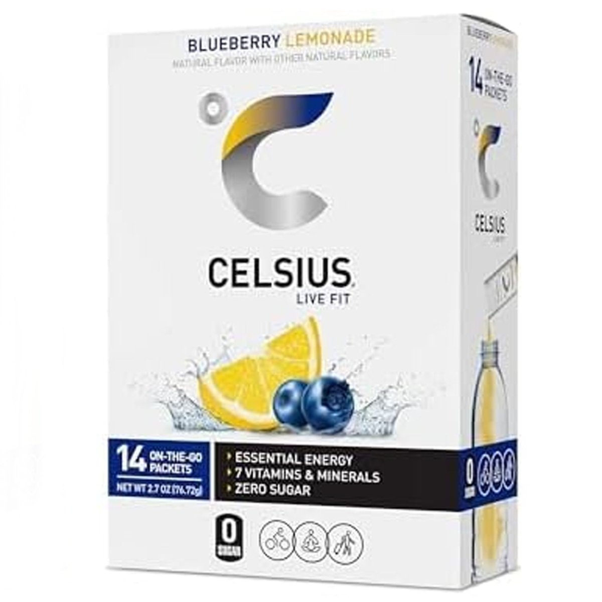 Celsius On - The - Go Zero Sugar Powder Stick Drink Mix 2 Pack - Forza Sports