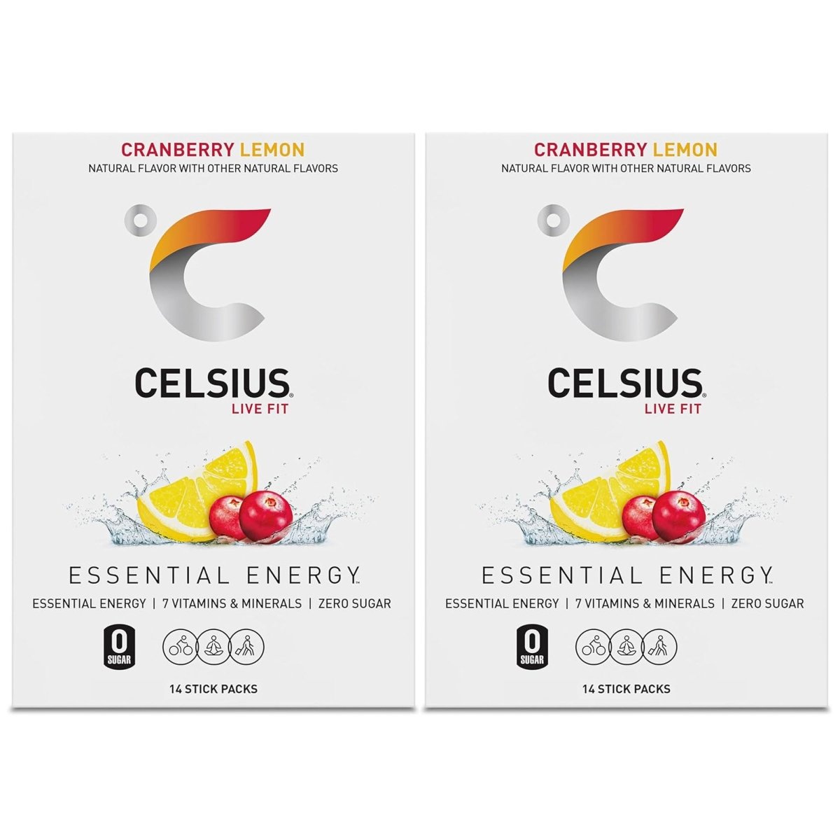 Celsius On - The - Go Zero Sugar Powder Stick Drink Mix 2 Pack - Forza Sports