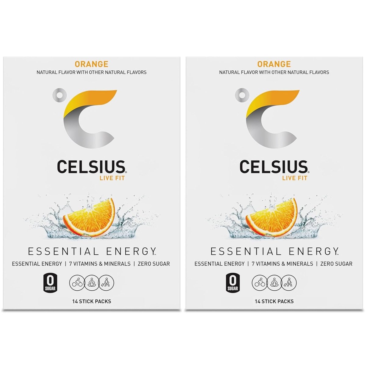 Celsius On - The - Go Zero Sugar Powder Stick Drink Mix 2 Pack - Forza Sports