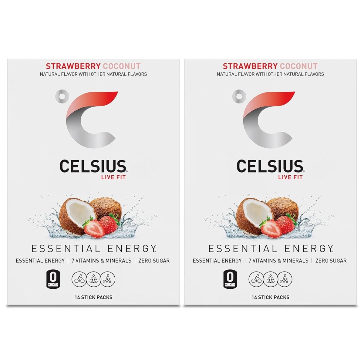 Celsius On - The - Go Zero Sugar Powder Stick Drink Mix 2 Pack - Forza Sports