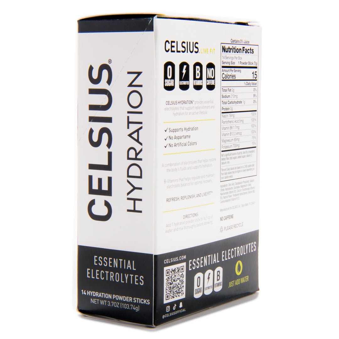 Celsius Hydration Sugar Free Electrolyte Drink Mix 6 Pack - Forza Sports