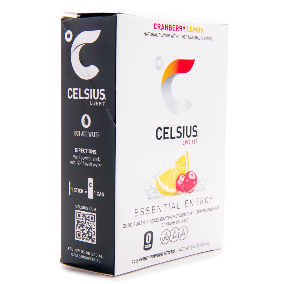 Celsius On - The - Go Zero Sugar Powder Stick Drink Mix 4 Pack - Forza Sports