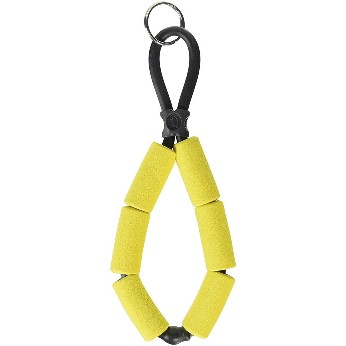 Chums Floating Foam Stretch TPU Construction Keychain - Yellow - Forza Sports
