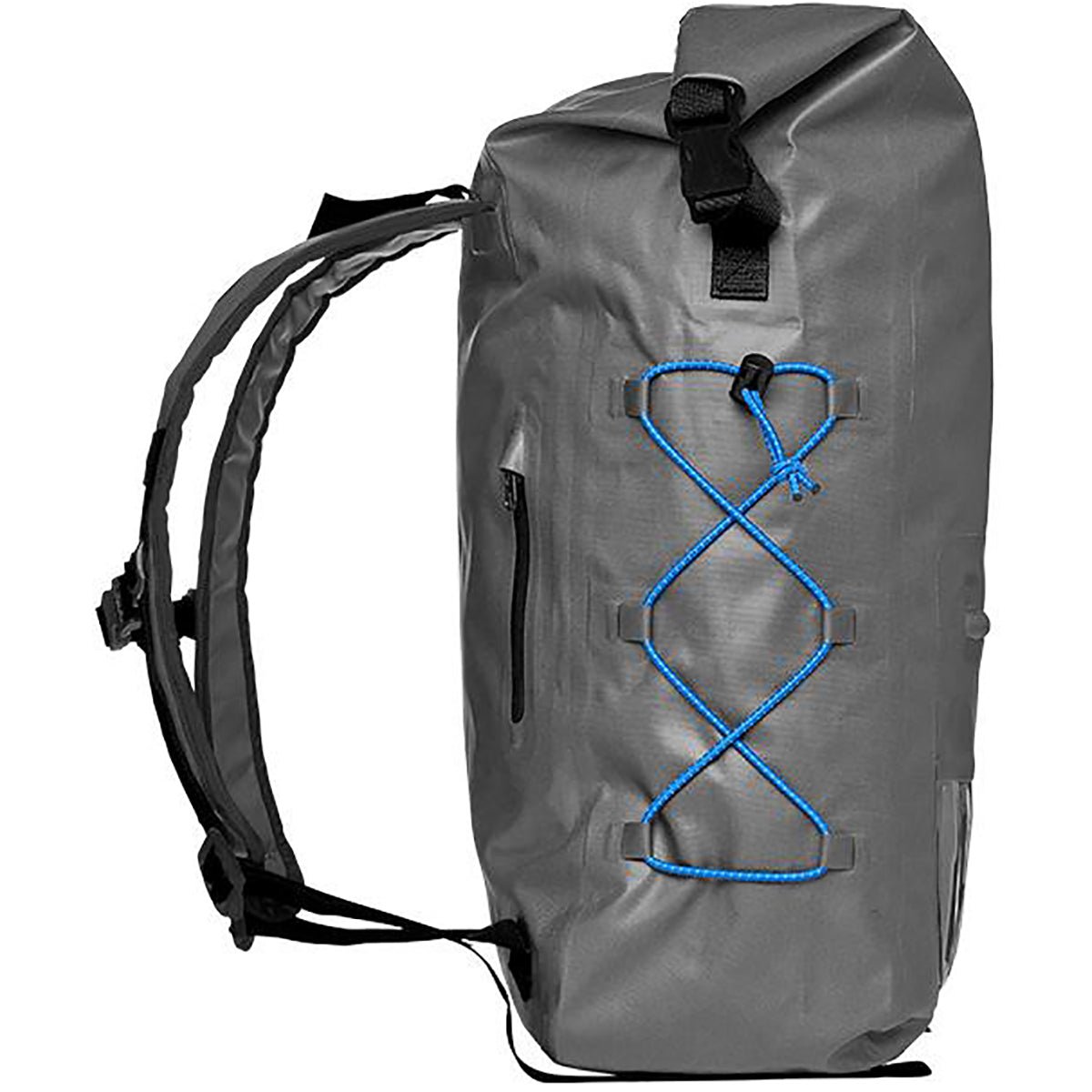 Chums Downriver 32L Waterproof Rolltop Backpack - Gray - Forza Sports