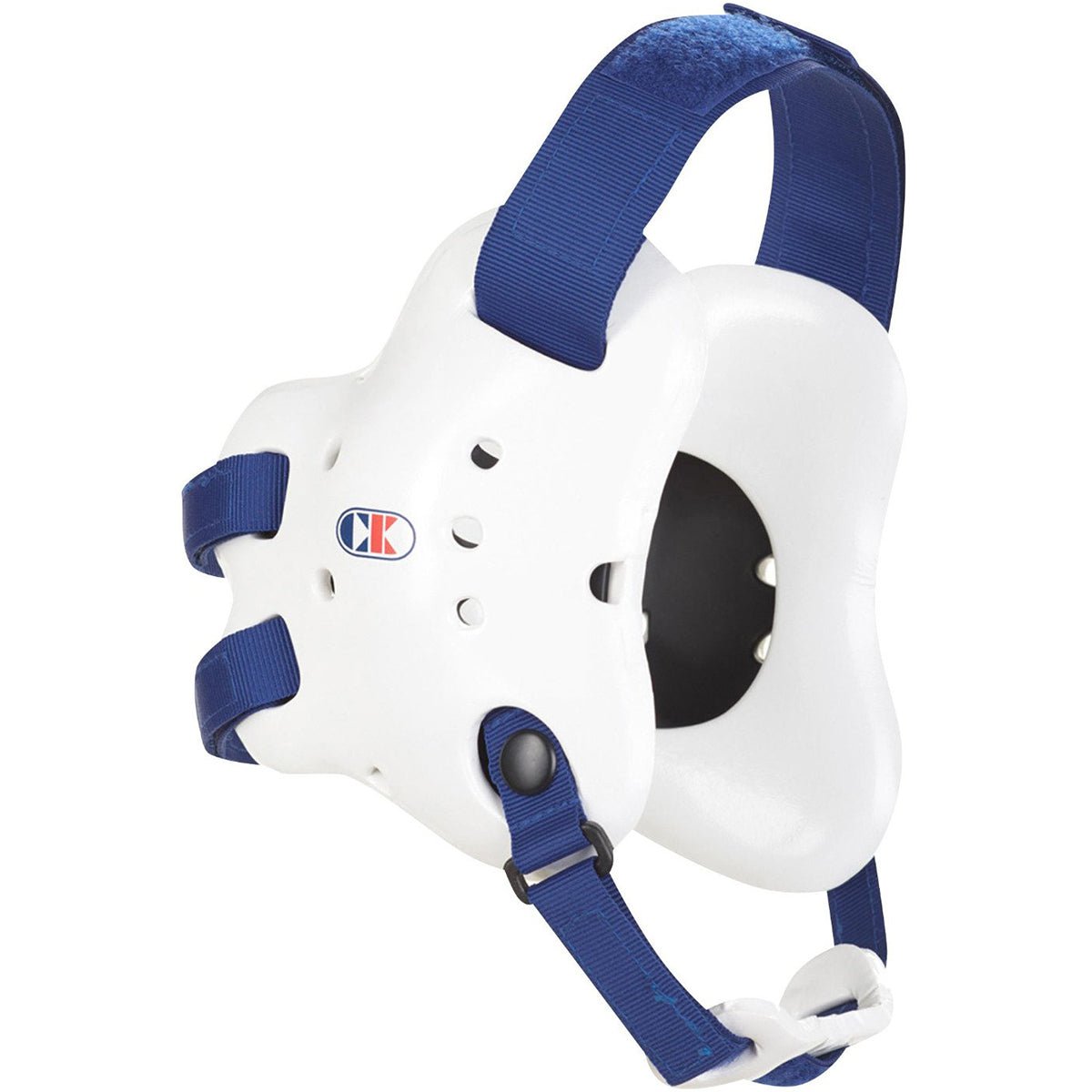 Cliff Keen Wrestling Headgear - White/Royal - Forza Sports