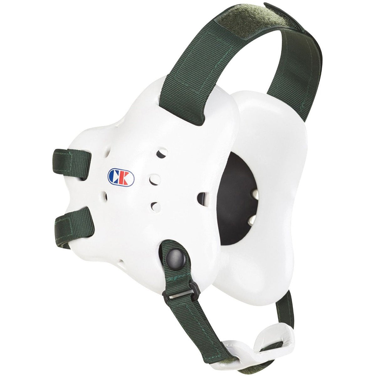 Cliff Keen EF66 Fusion Wrestling Headgear - White/Dark Green