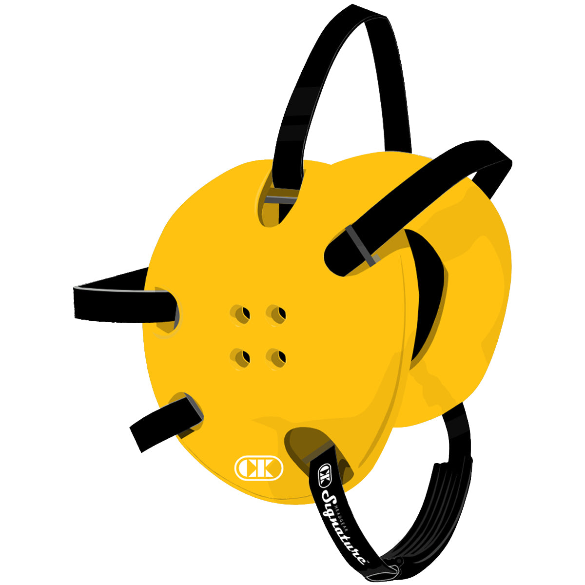 Cliff Keen E58 Signature Wrestling Headgear - yellow/black