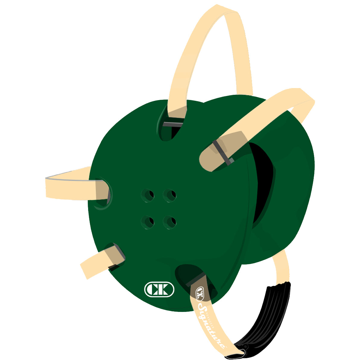 Cliff Keen E58 Signature Wrestling Headgear - green/beige