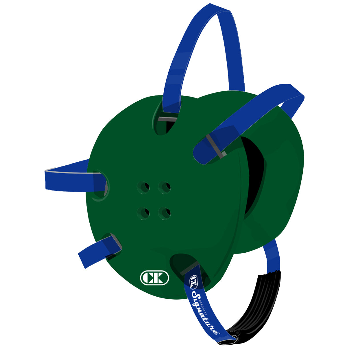 Cliff Keen E58 Signature Wrestling Headgear - green/blue