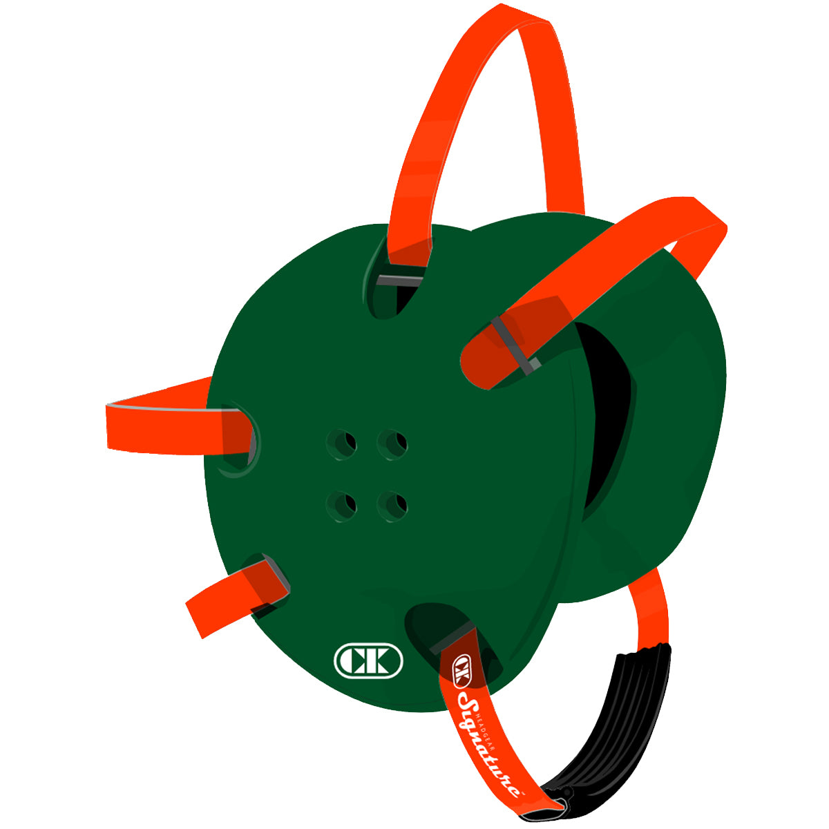 Cliff Keen E58 Signature Wrestling Headgear - green/orange