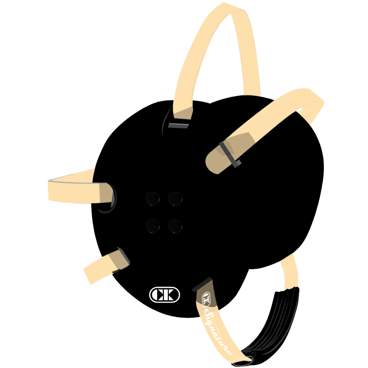 Cliff Keen E58 Signature Wrestling Headgear - black/beige
