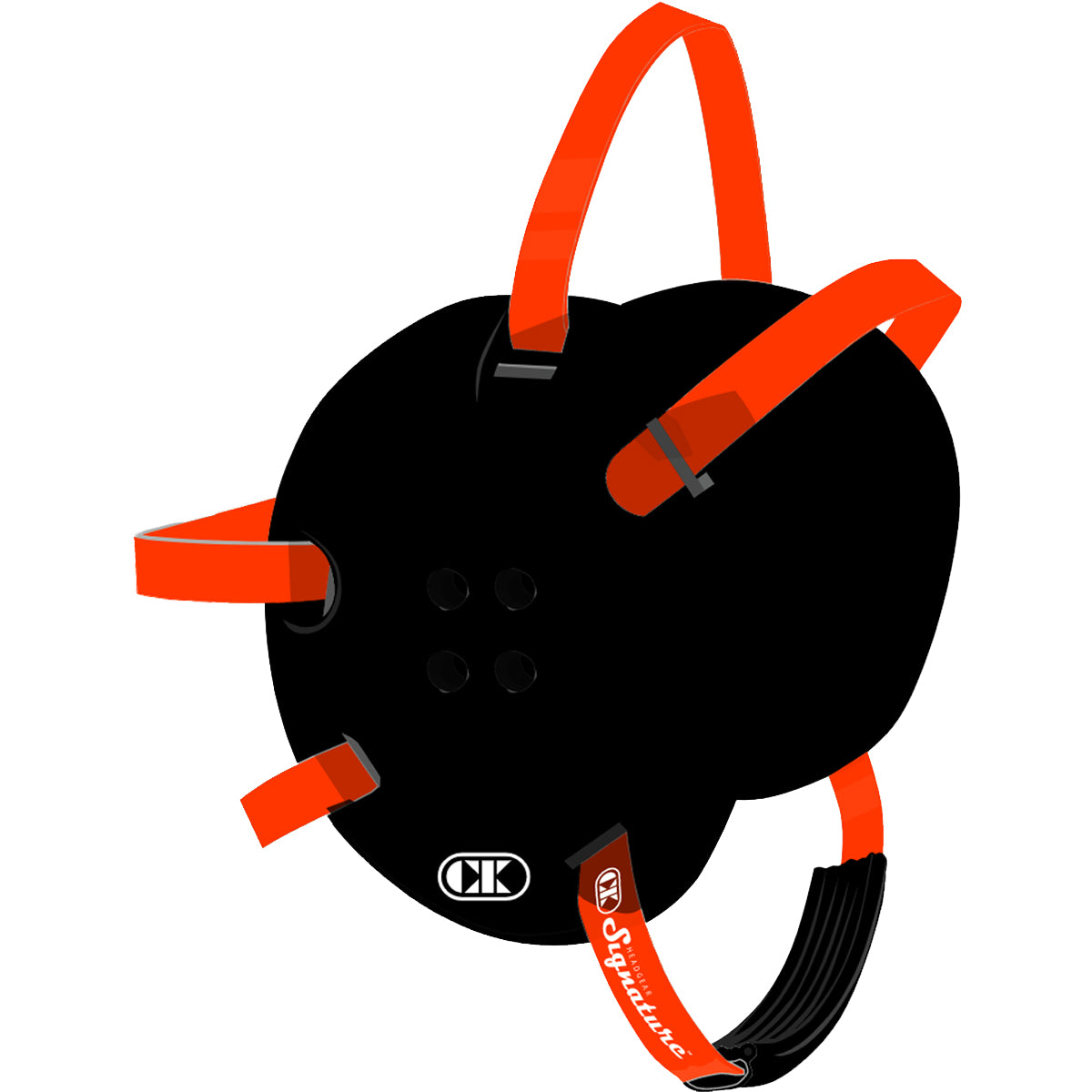 Cliff Keen E58 Signature Wrestling Headgear - black/orange