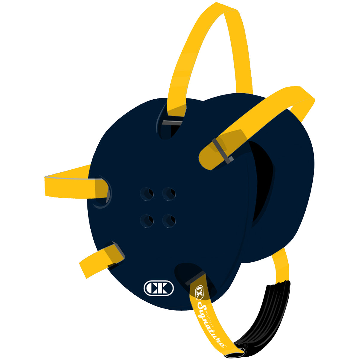 Cliff Keen E58 Signature Wrestling Headgear - navy/yellow