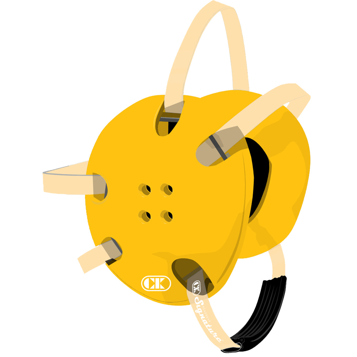 Cliff Keen E58 Signature Wrestling Headgear - yellow/veas gold