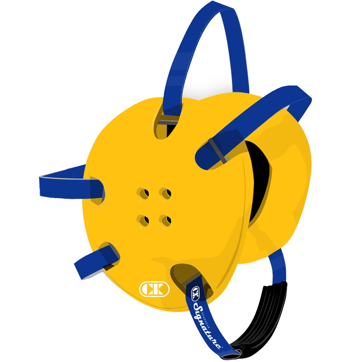 Cliff Keen E58 Signature Wrestling Headgear - yellow/blue