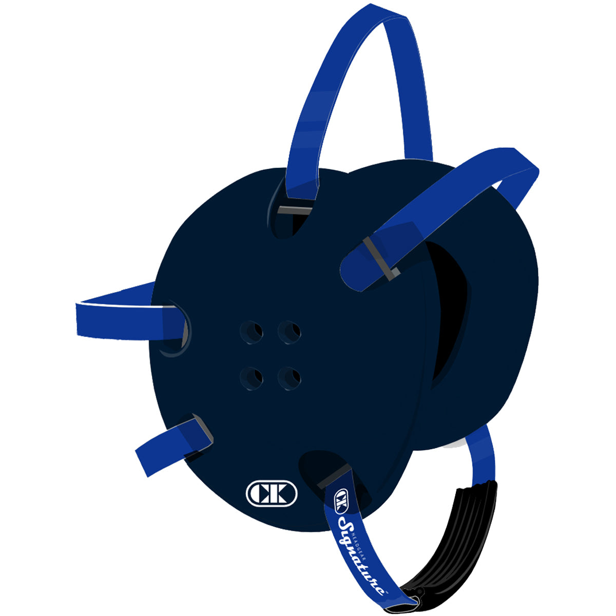 Cliff Keen E58 Signature Wrestling Headgear - navy/royal blue