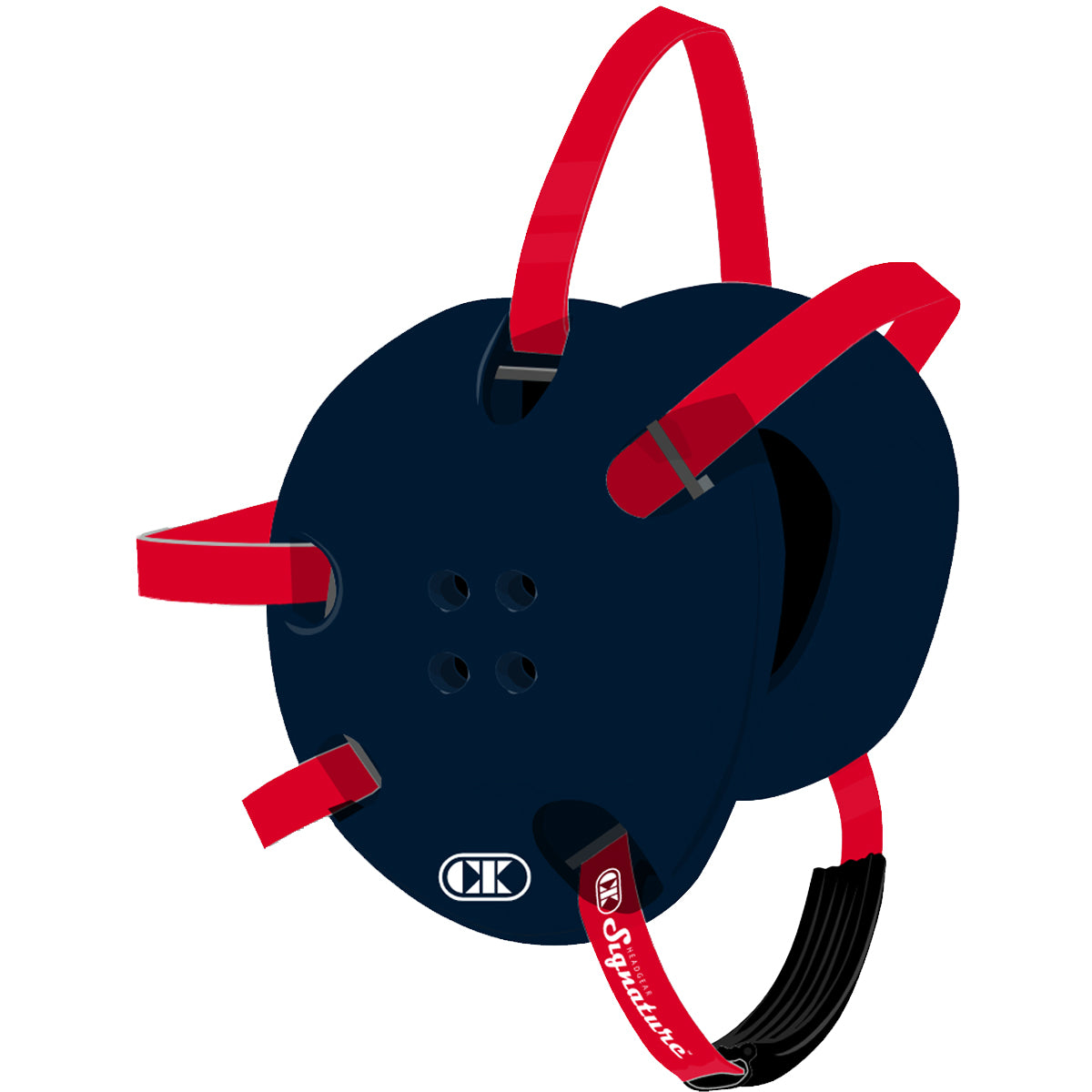 Cliff Keen E58 Signature Wrestling Headgear - navy scarlet