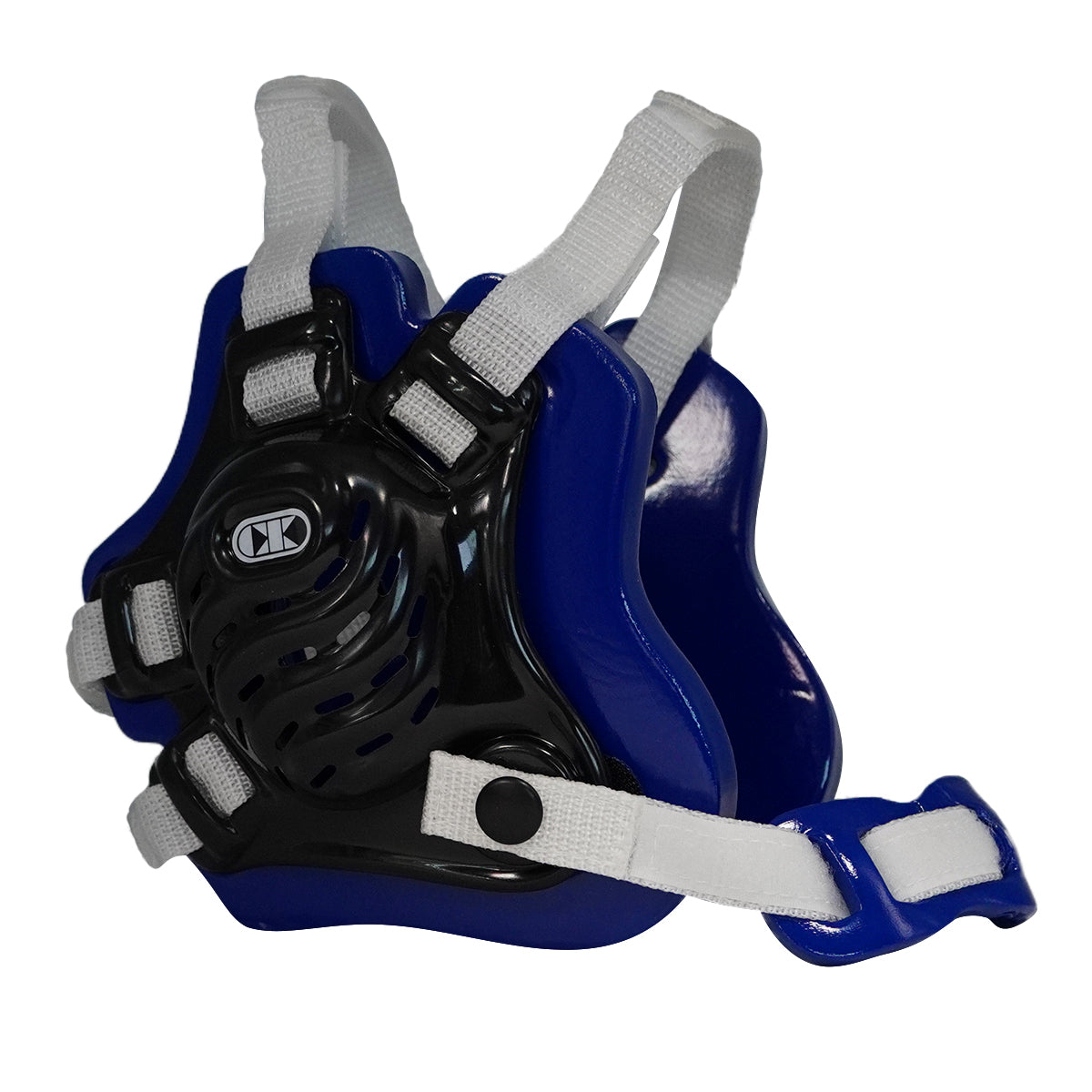 Tornado Wrestling Headgear - Black/Royal Blue/White