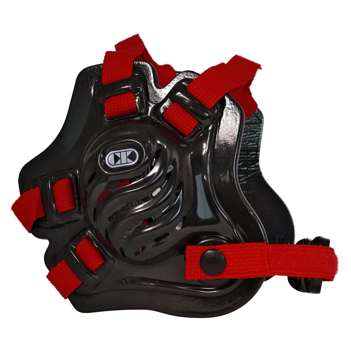 Tornado Wrestling Headgear - Black/Black/Scarlet