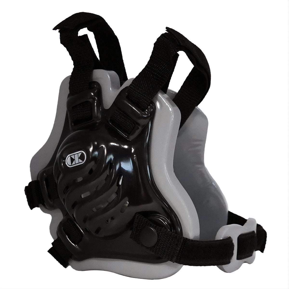 Tornado Wrestling Headgear - Black/Silver/Black