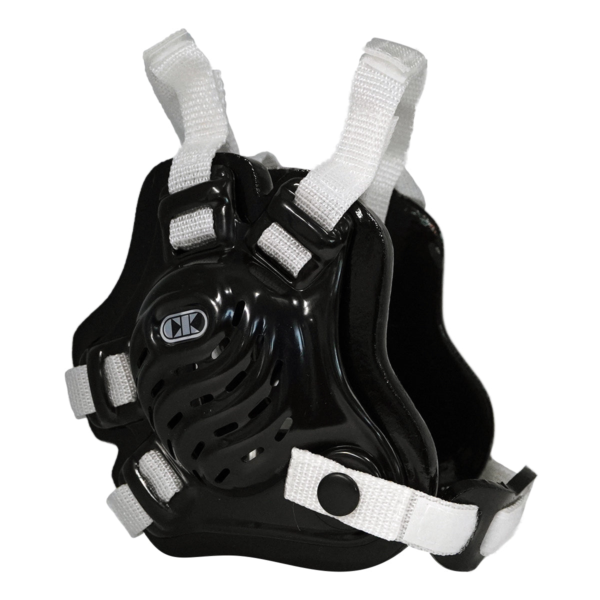 Tornado Wrestling Headgear - Black/Black/White