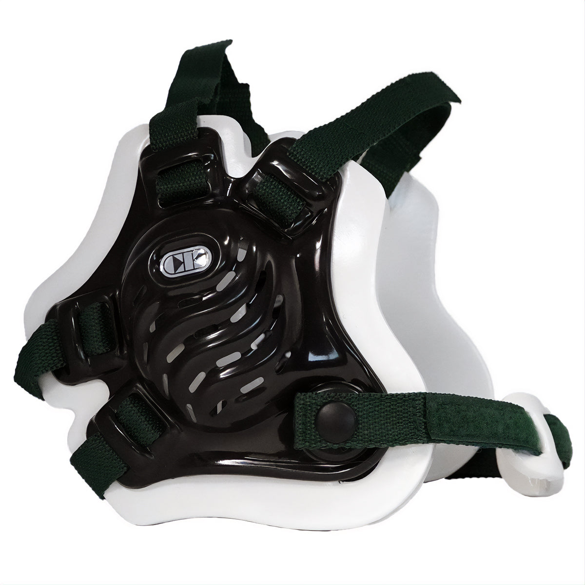 Tornado Wrestling Headgear - Black/White/Dark Green