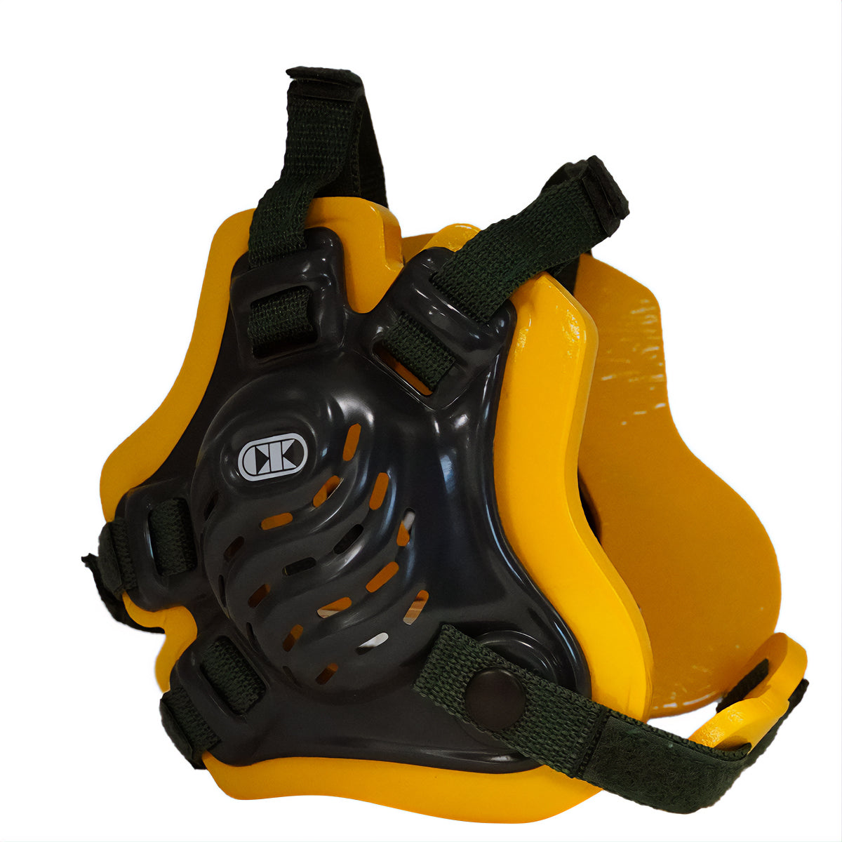 Tornado Wrestling Headgear - Dark Green/Gold/Dark Green