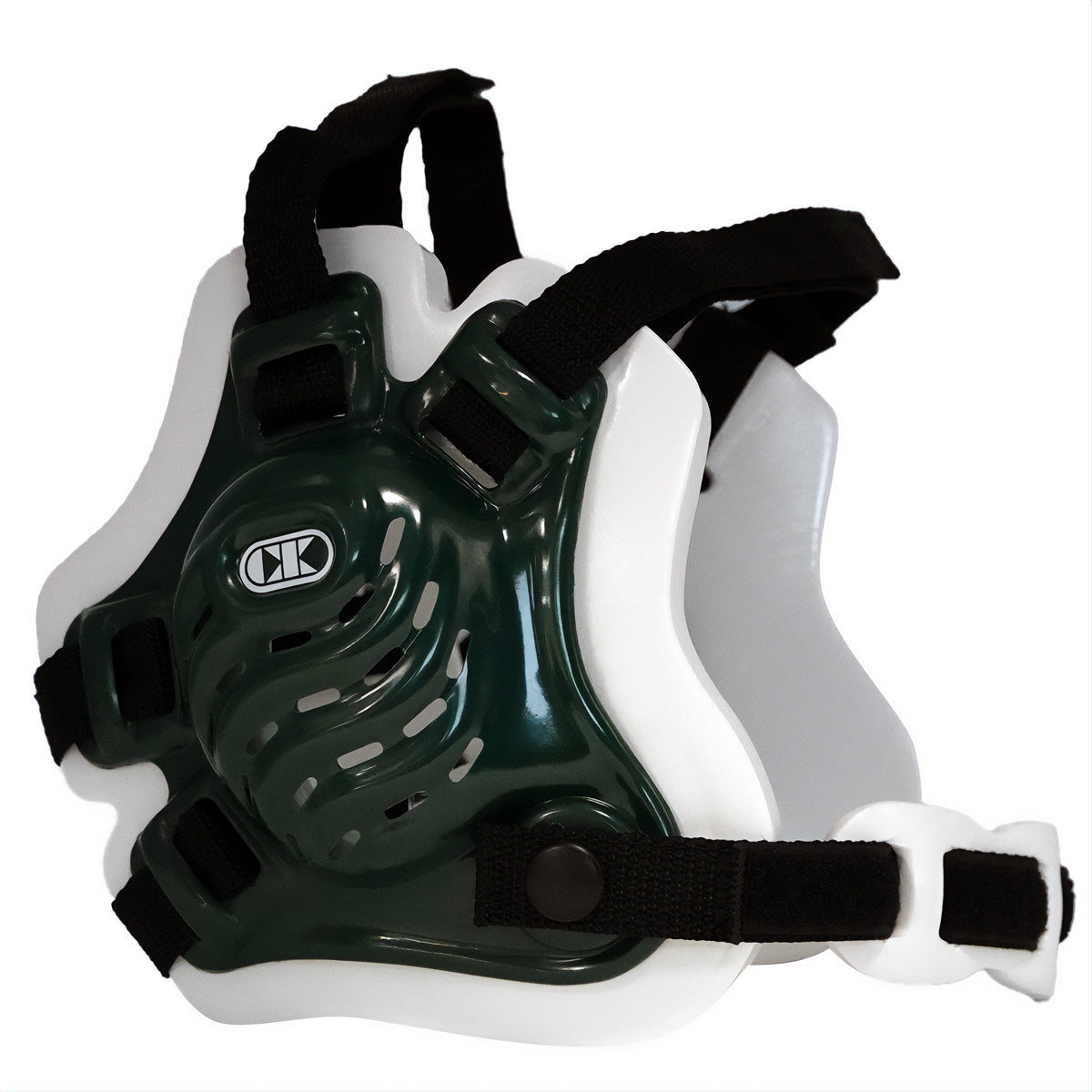Tornado Wrestling Headgear - Dark Green/White/Black
