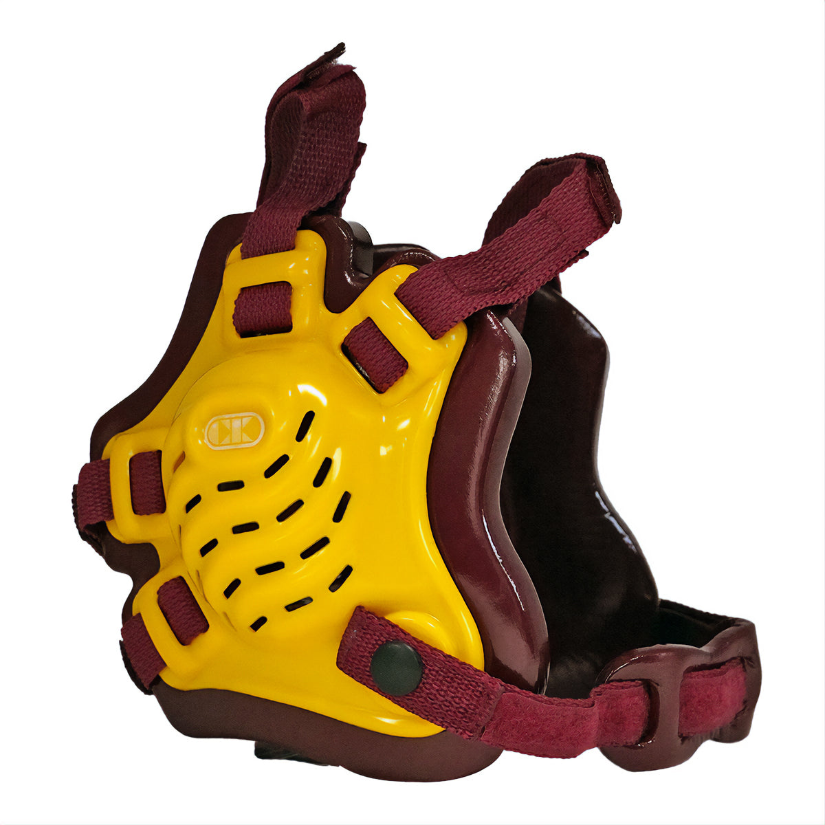 Tornado Wrestling Headgear - Gold/Maroon/Maroon