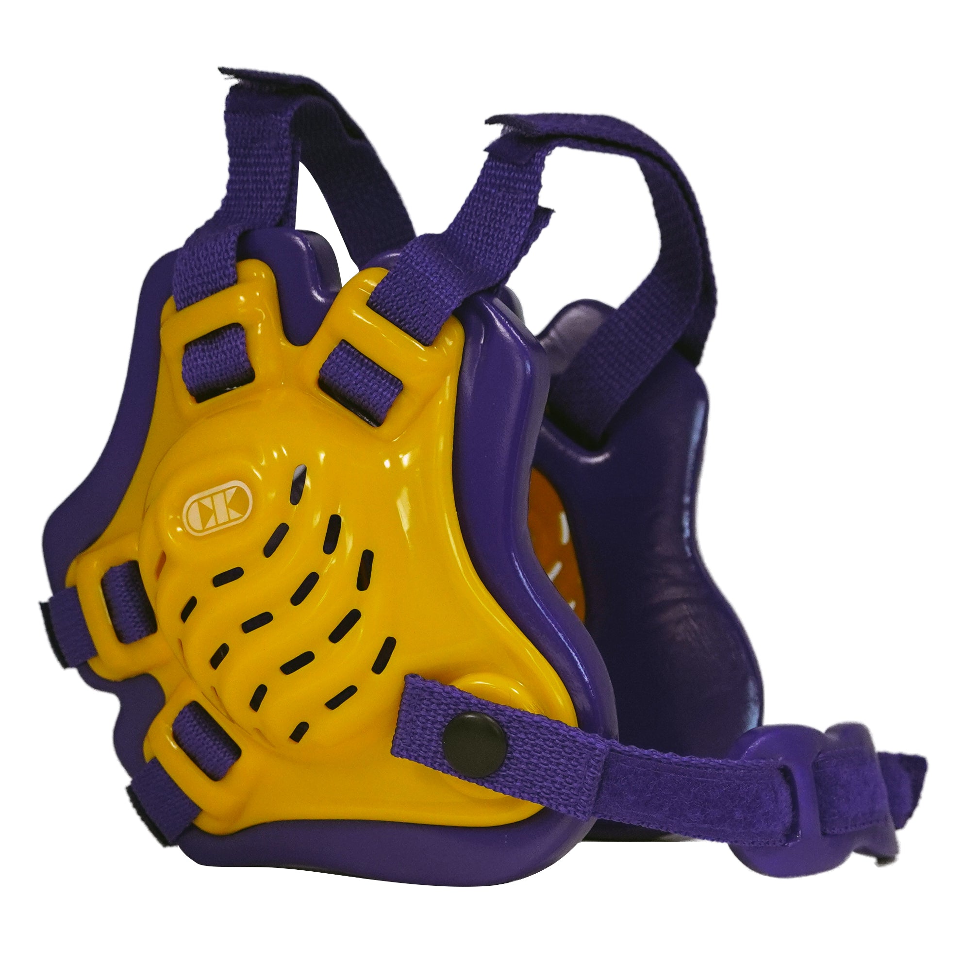 Tornado Wrestling Headgear - Gold/Purple/Purple
