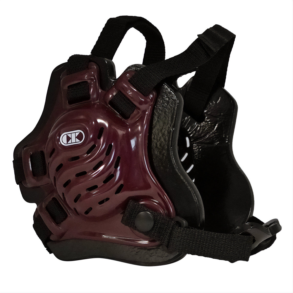 Tornado Wrestling Headgear - Maroon/Black/Black