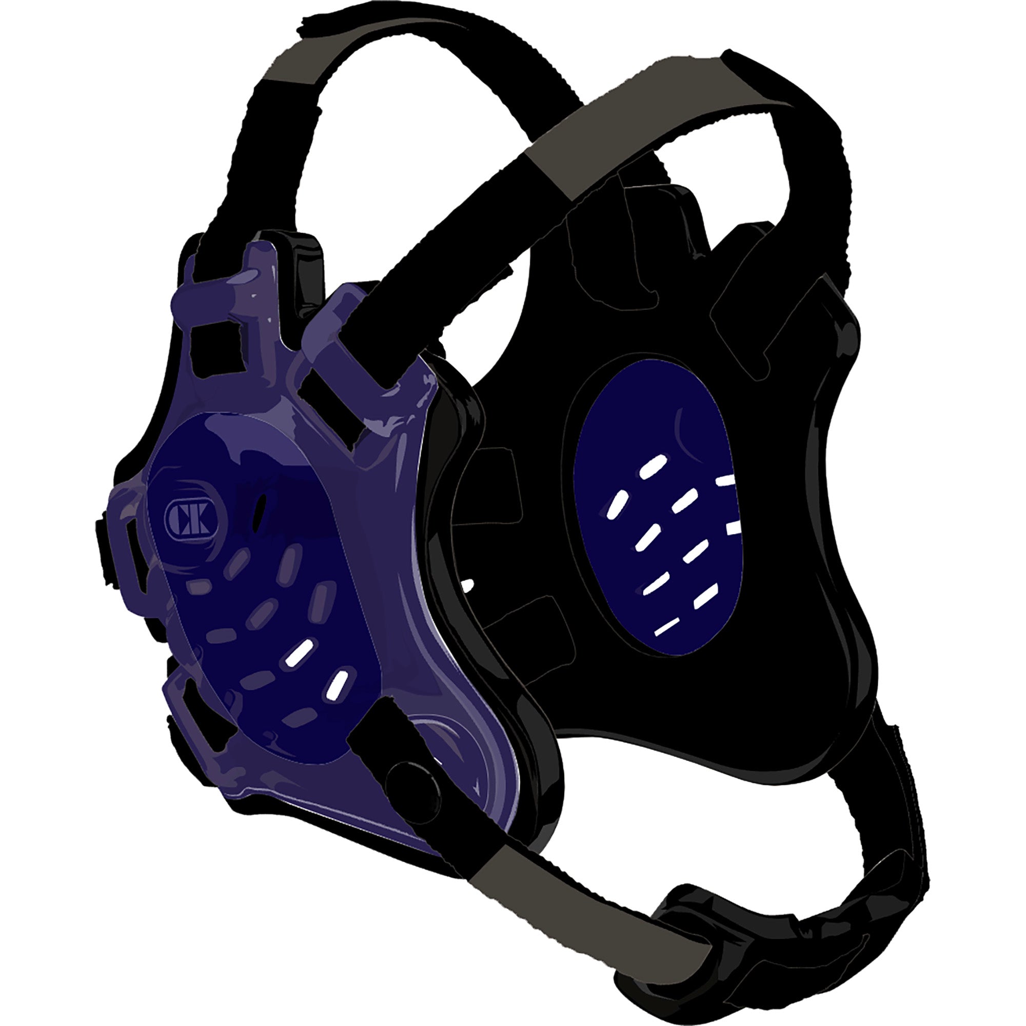 Tornado Wrestling Headgear - Purple/Black/Black